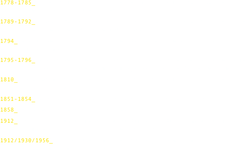 
1778-1785_Empiezan las obras para el edificio de las máquinas de sangre realizadas por Tomás Botani1789-1792_Antonio Valdés, secretario de Indias, aprueba un proyecto de obras para la ampliación de la fundición
1794_Se efectúan las últimas compras de terreno para aislar el edificio de la fábrica1795-1796_Se efectúan trabajos menores orientados al oeste de la calle principal, que constituye el actual eje de simetría de la fábrica1810_Ocupación francesa de Sevilla abandonándose la producción e inutilizando los hornos1851-1854_Reformas en el patio norte y cubrición del mismo1858_Se introduce la energía del vapor de agua1912_Construcción en el lado sureste del patio de una nave metálica shed por la empresa de fundición San Antonio1912/1930/1956_Ampliaciones hacia el norte junto a la antigua carbonería-leñera del siglo XVIII