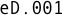 eD.001