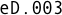 eD.003