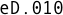 eD.010