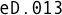 eD.013